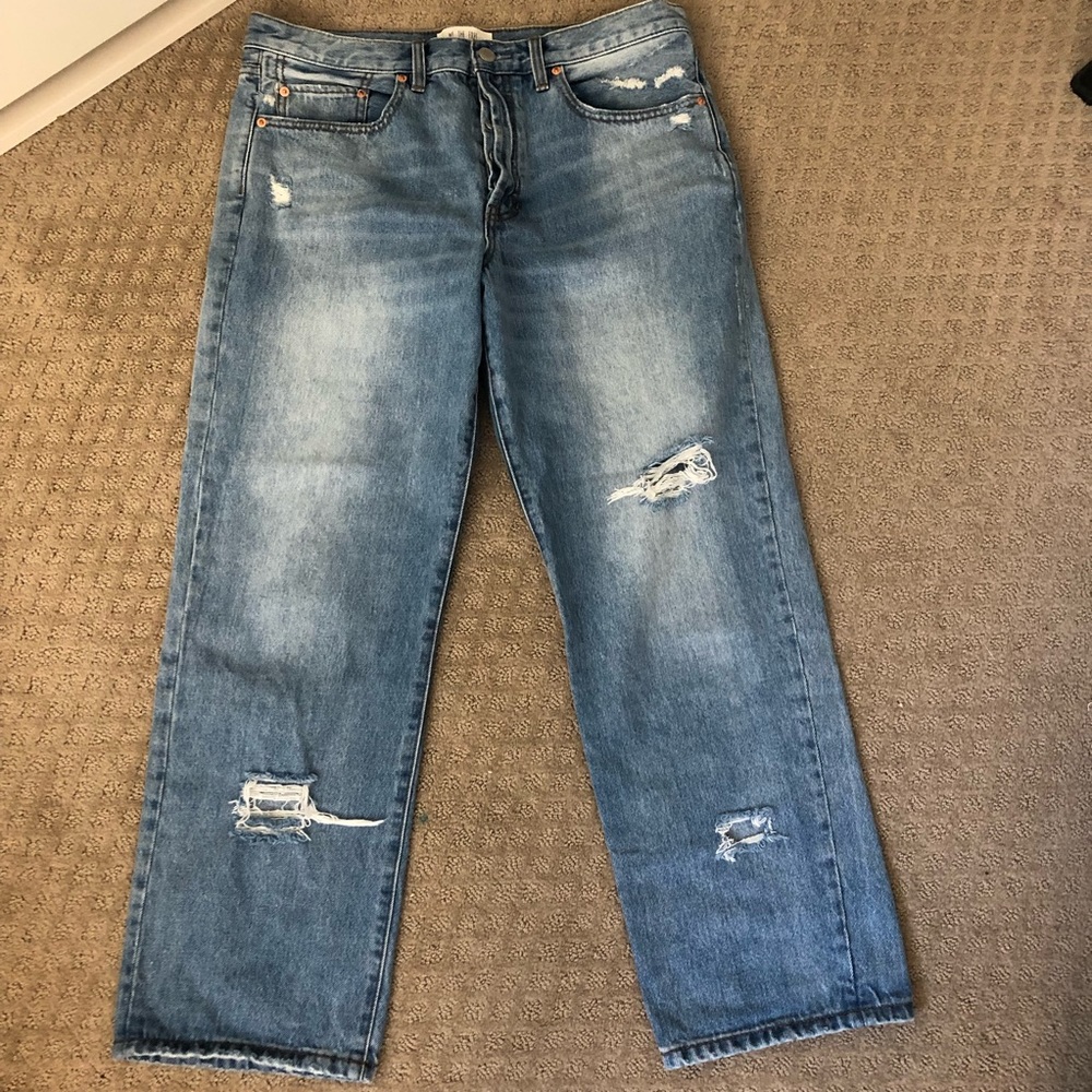 We The Free High Waist Distressed Jean